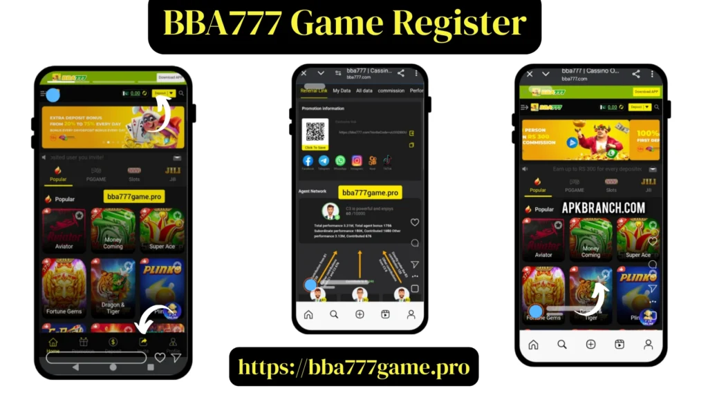 BBA777 Game registration