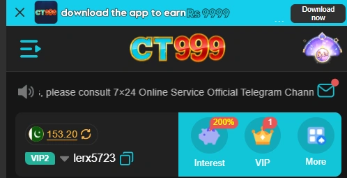 CT999 Game interface